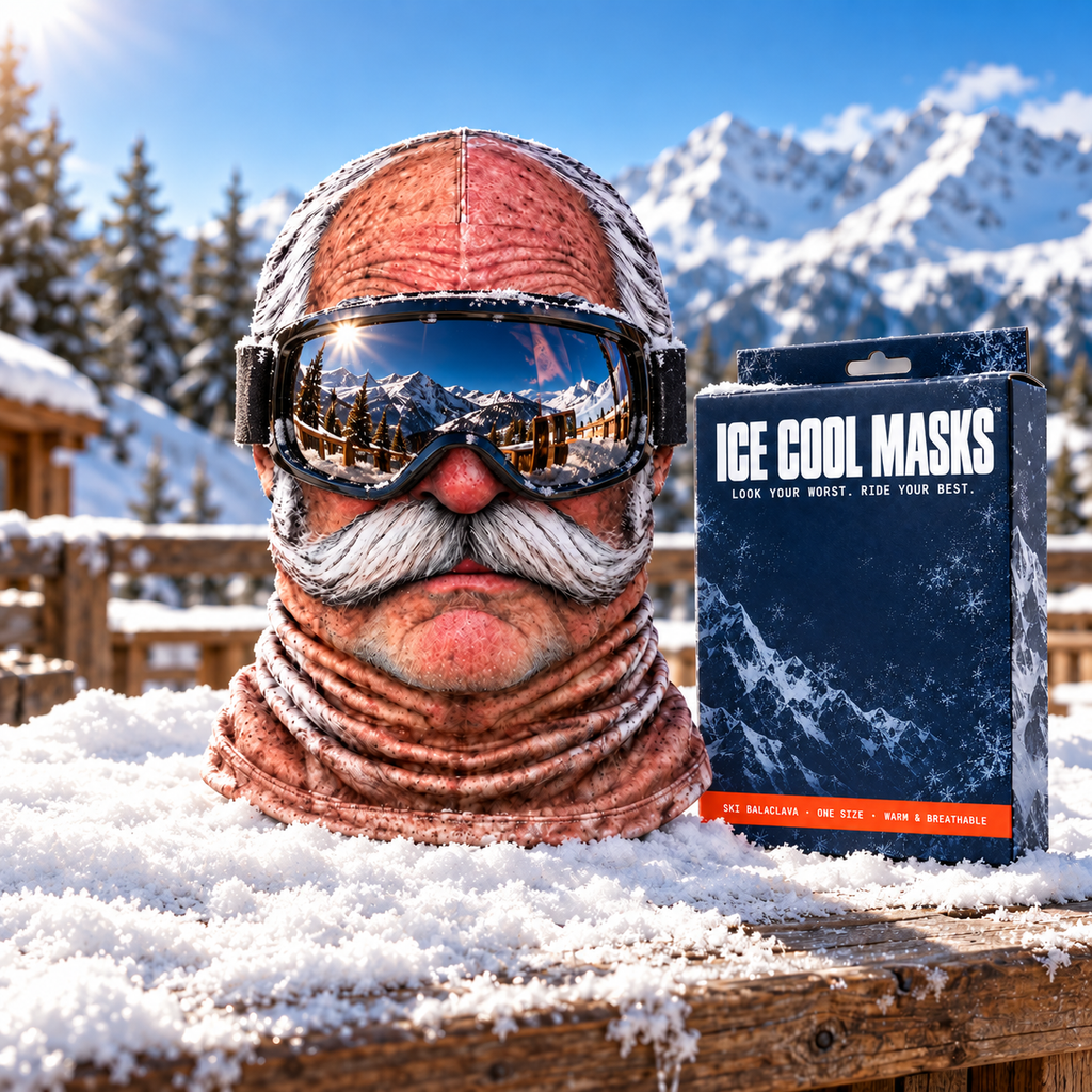 Moustache CoolMask with packaging